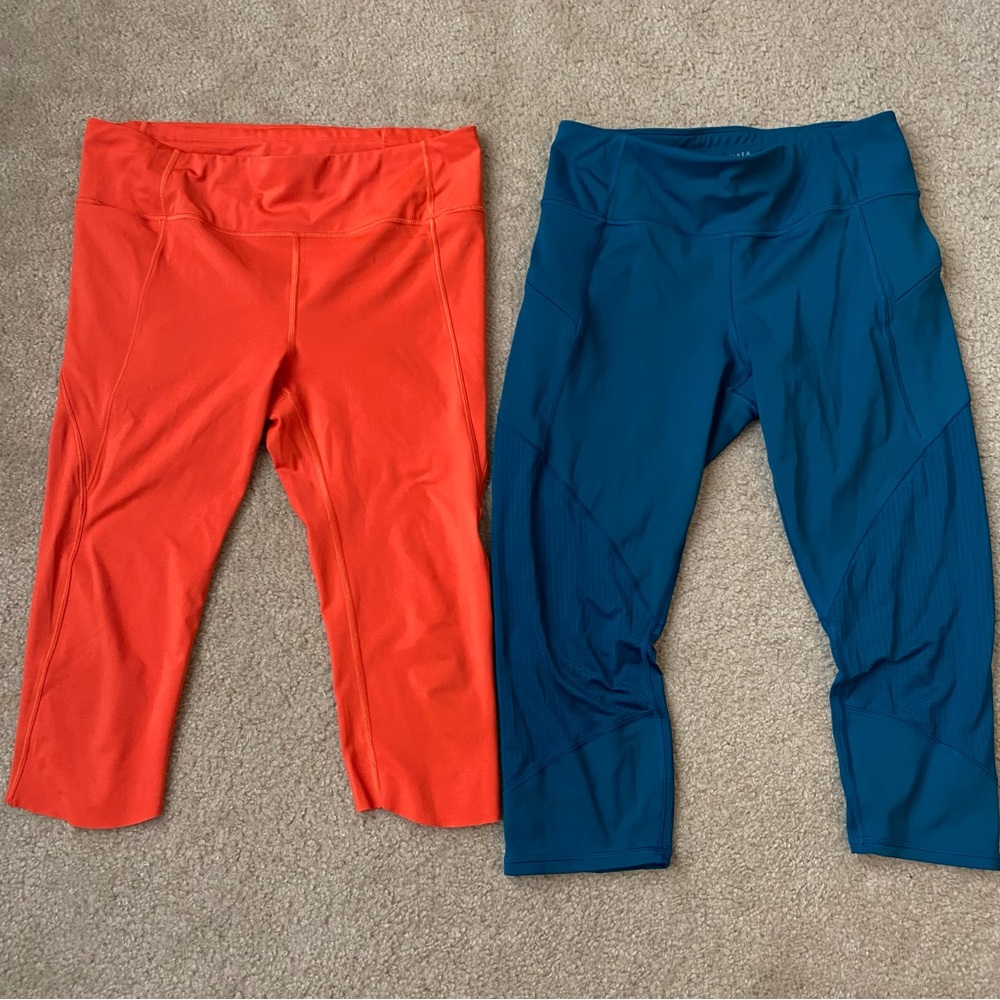 Athleta Workout Capri Leggings Bundle